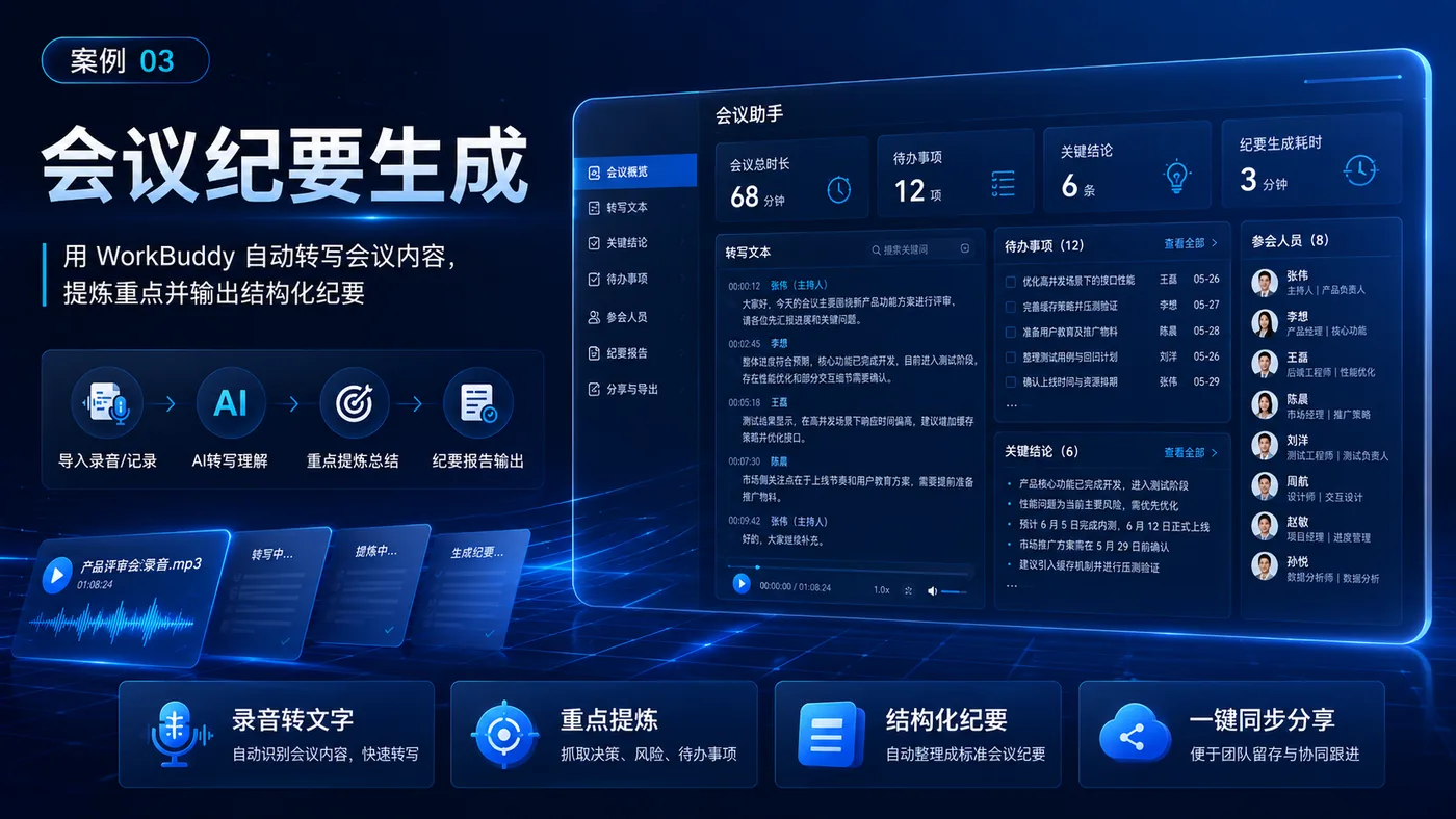 会议纪要 实战案例图