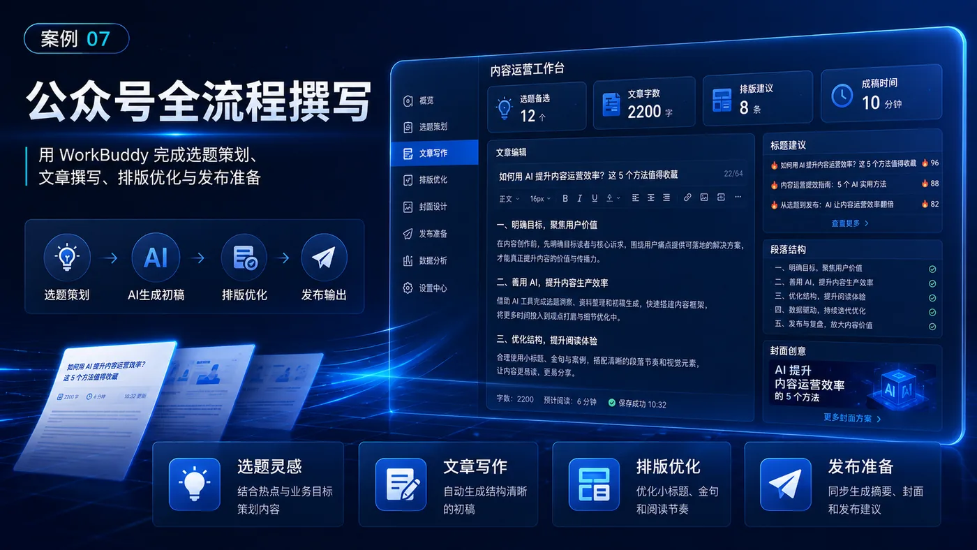公众号运营 实战案例图