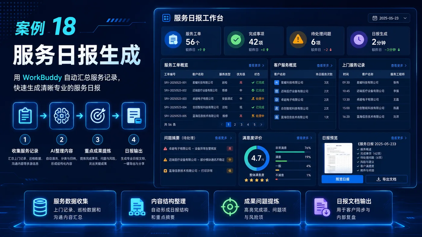 客户服务报告 实战案例图